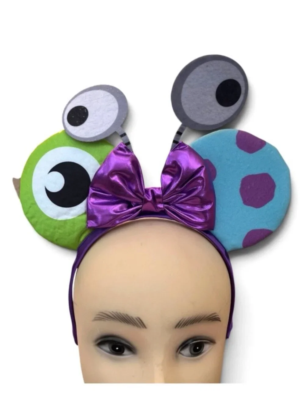 Disney Minnie Mouse Monsters Inc Ears Mike Sulley Headband